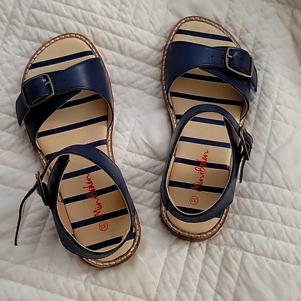 Boden kids leather sandals
